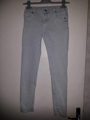jeans slim élasthane gris clair taille 36