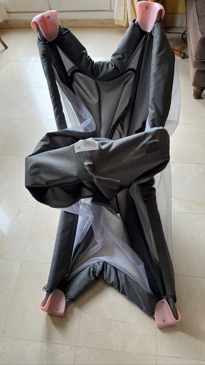 Lot lit parapluie + matelas de voyage - photo numéro 6