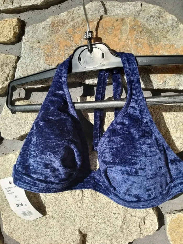 Top crop court femme style soutien-gorge