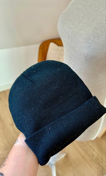 💜 Bonnet noir taille unique 💜