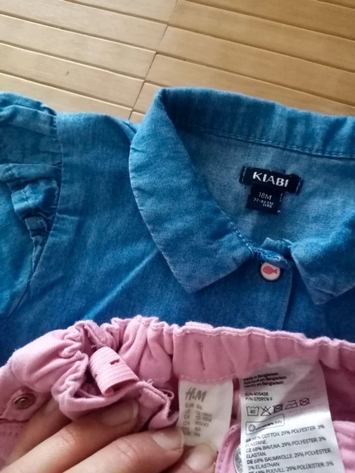 Ensemble fille printemps été 18mois - photo numéro 2