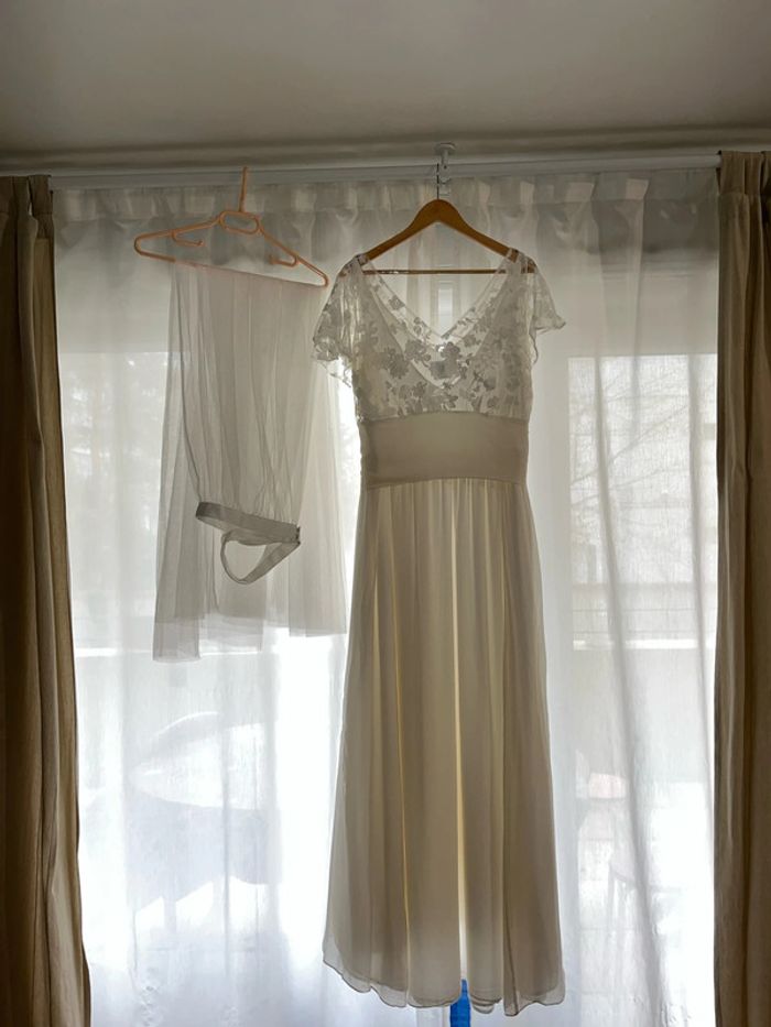 Robe de Mariée grossesse et allaitement Seraphine T46
