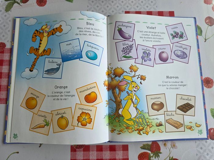 LIVRE DISNEY WINNIE L'OURSON À  LA DÉCOUVERTE DES COULEURS 🔴🟠🟣🔵🟡 NEUF MARQUE HACHETTE - photo numéro 8