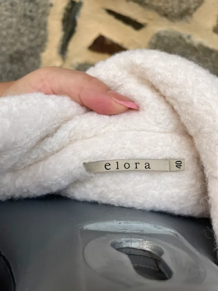 Manteau crème 3/4 - Elora - photo numéro 7