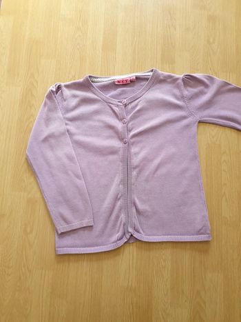 gilet violet 8 ans