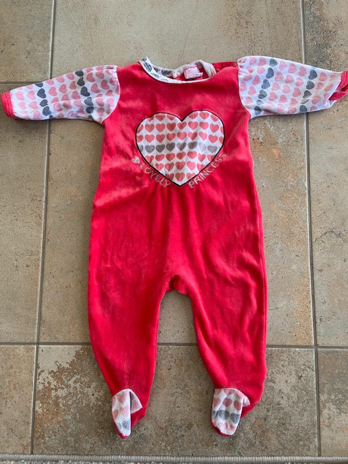 Pyjama velour 9 mois