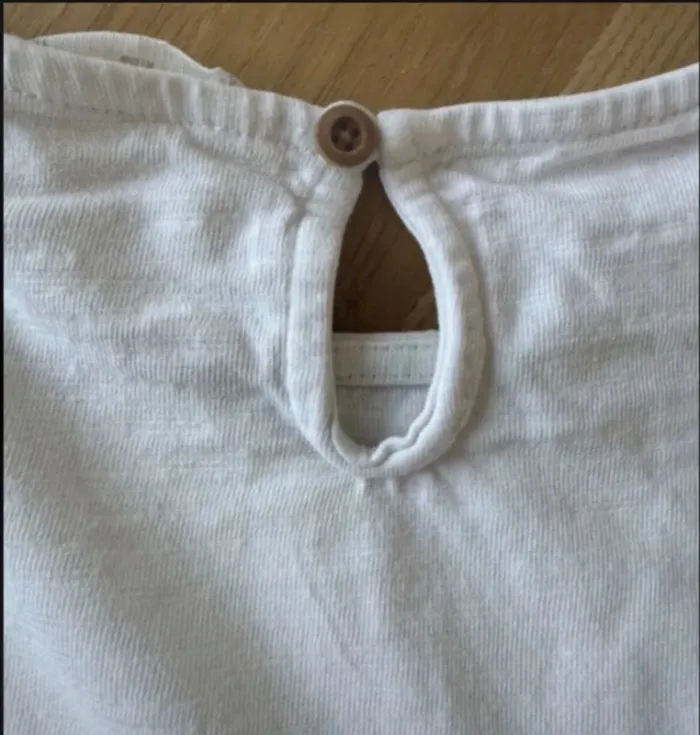 T-shirt blanc Mango Kids fille 5/6 ans - photo numéro 6