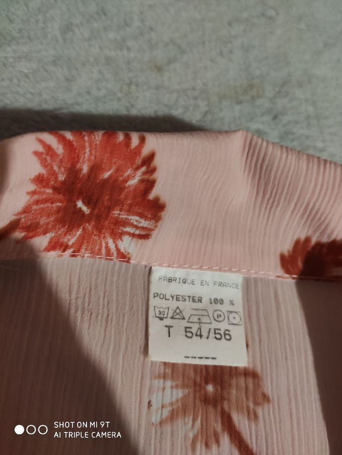 Chemisier manches courtes femme taille 54/56 - photo numéro 5