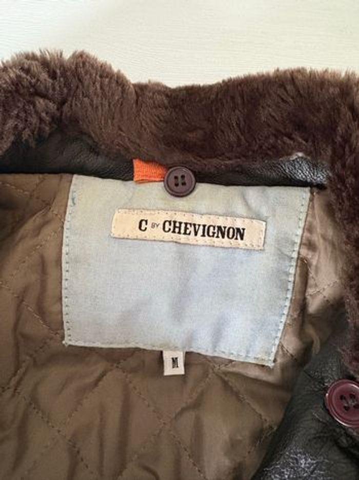 Blouson cuir homme chevignon taille M - photo numéro 4