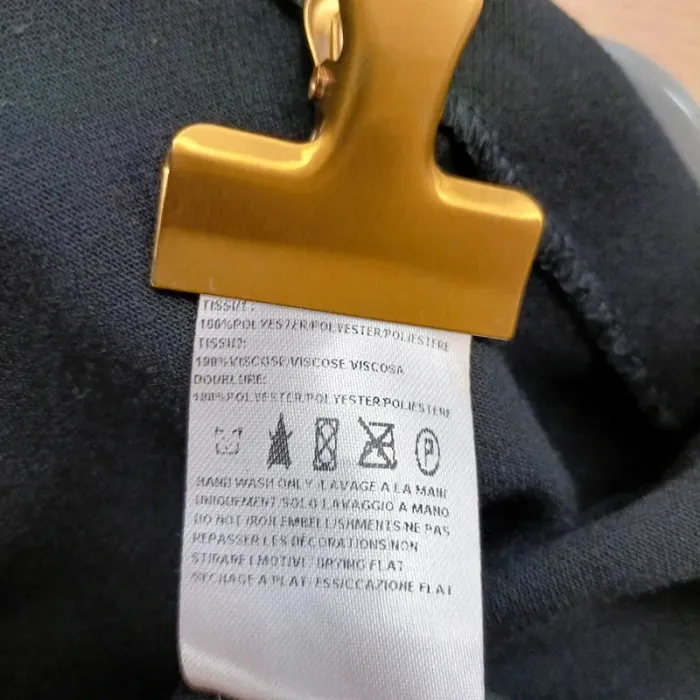 Robe noire fluide léopard ton sur ton Suncoo Paris taille T2 (M) A1082 - photo numéro 10