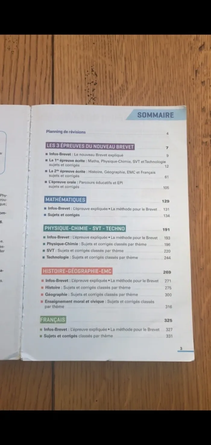 Annales brevet 3eme - photo numéro 3