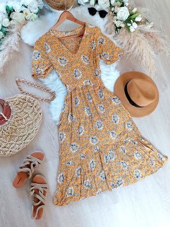 Jolie robe longue bohème taille S