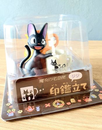 Studio Ghibli Figurine Jiji chat kiki la petite sorcière pot crayons japon