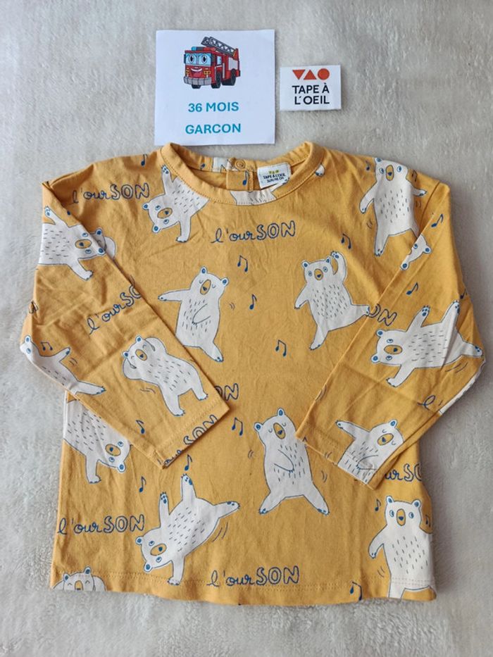T-shirt 36 mois tape a l' oeil