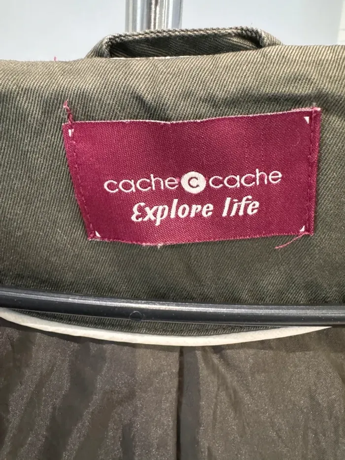 Manteau kaki cache cache - photo numéro 7