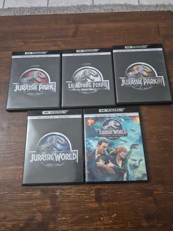 Jurassik park 1, 2 et 3
Jurassik wolrd 1 et 2 fallen kingdom
