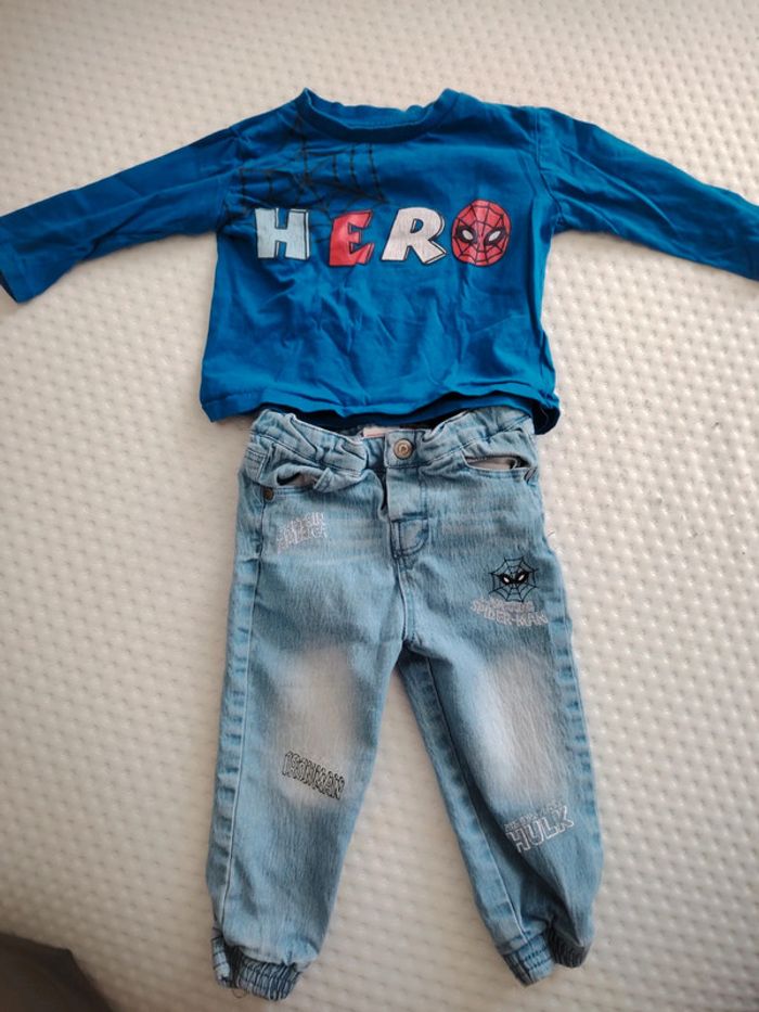 Ensemble super héros 18 mois