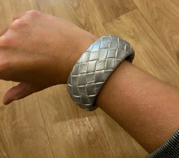 Bracelet fantaisie argenté femme