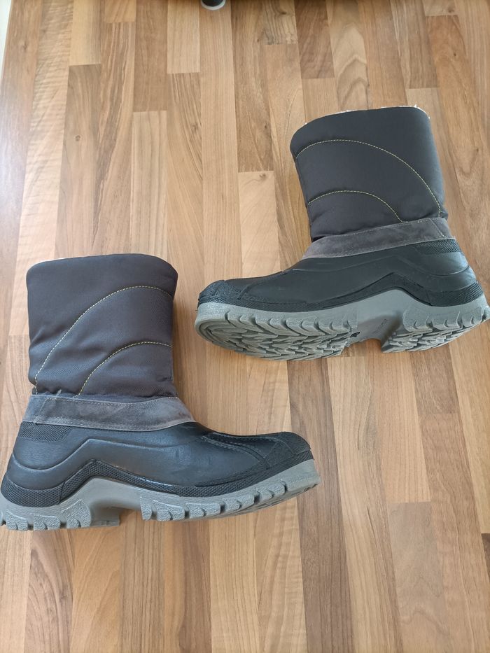 Bottes de neige ski quechua 42-43 noir - photo numéro 6