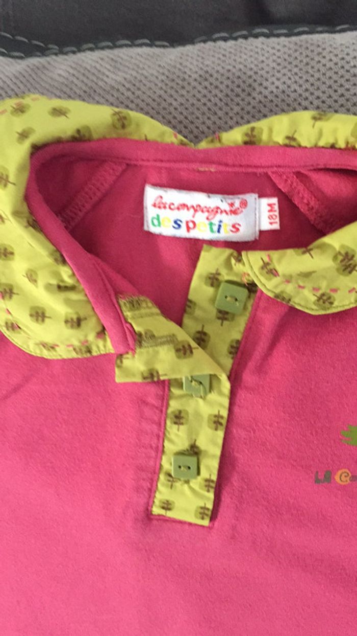 Tee shirt /polo 18 mois oiseau . La compagnie des petits - photo numéro 3