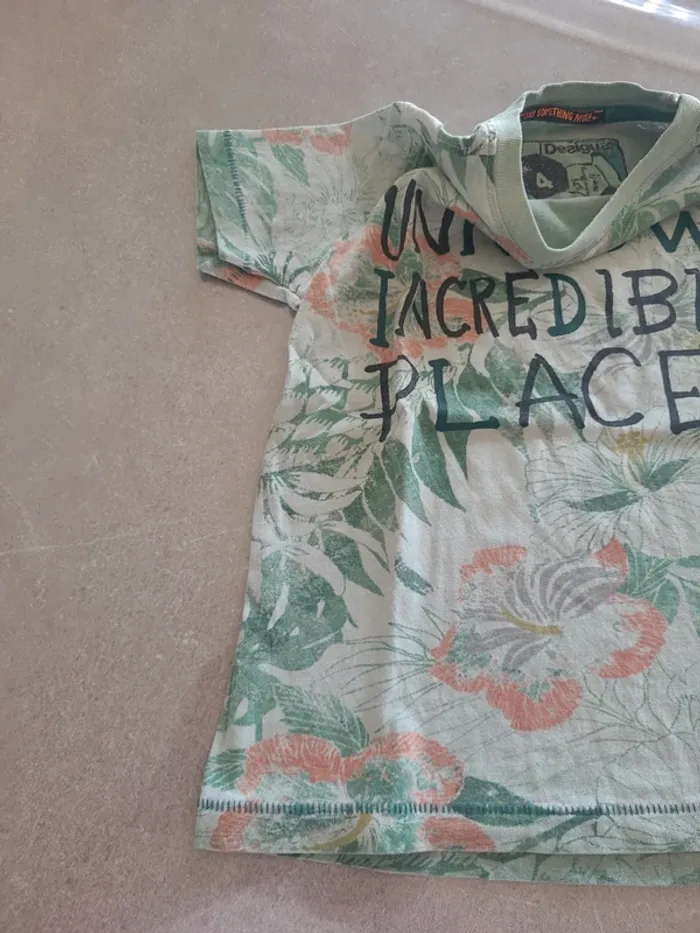 Tee-shirt Desigual 4 ans - photo numéro 4