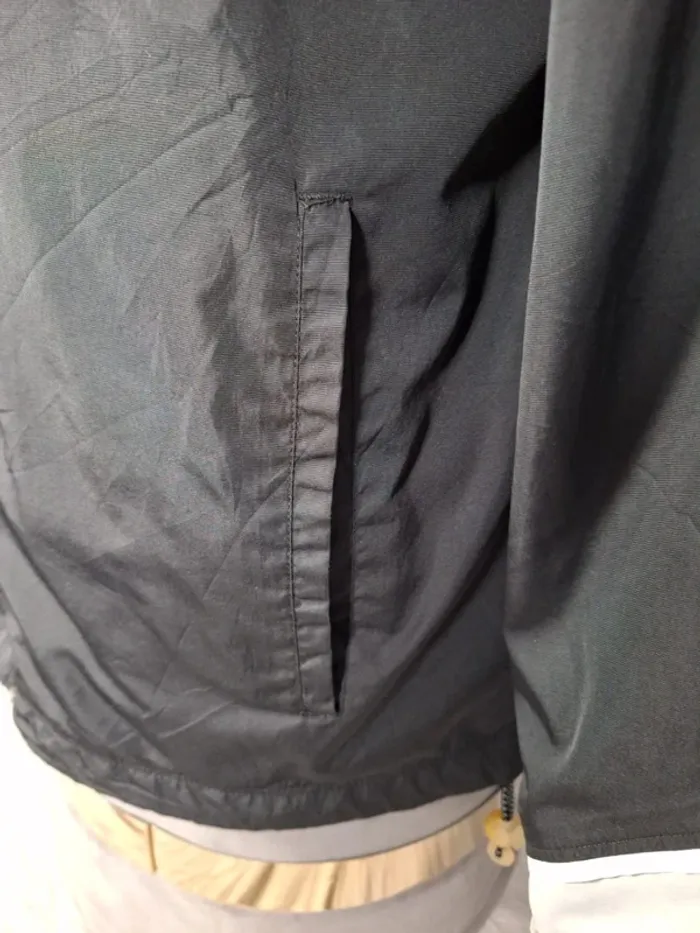 Nike Vintage Track Jacket Noire – Logo Brodé – Taille L (560) - photo numéro 5