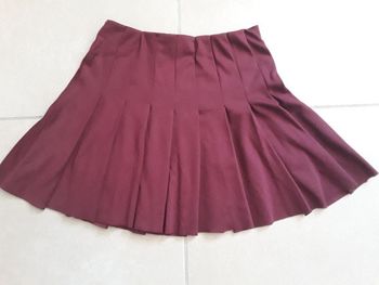 Jupe patineuse M bordeaux OKEYSI TBE