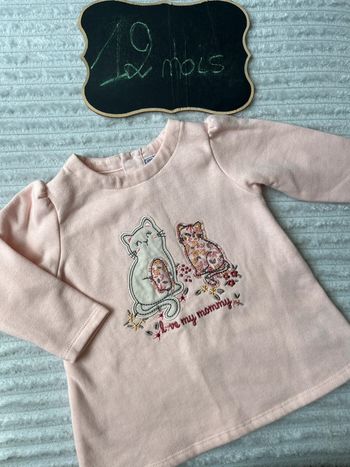 Tunique chats 12 mois