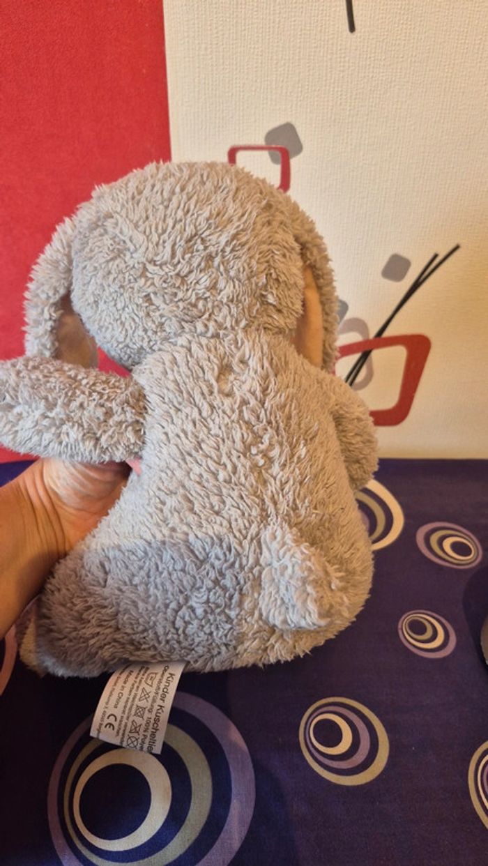 Lot 2 peluche ours et lapin - photo numéro 7