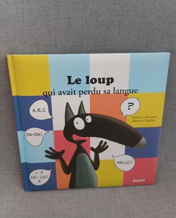 Livre grand albums auzou le loup qui avait perdu sa langue