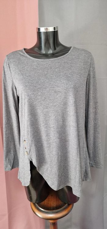Pull léger gris