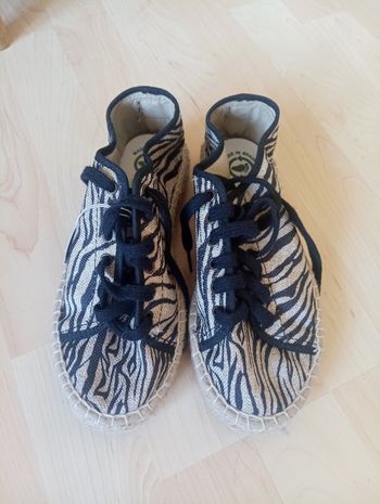 Basket espadrilles natural world taille 35 neuve