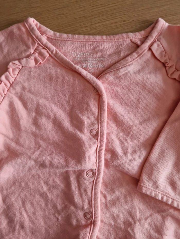 Gilet couleur pêche corail - photo numéro 2