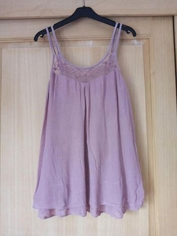 tunique t-shirt haut rose femme kiabi 40