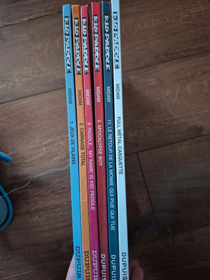 Lot  de 6  bandes dessinées Kid  Paddle