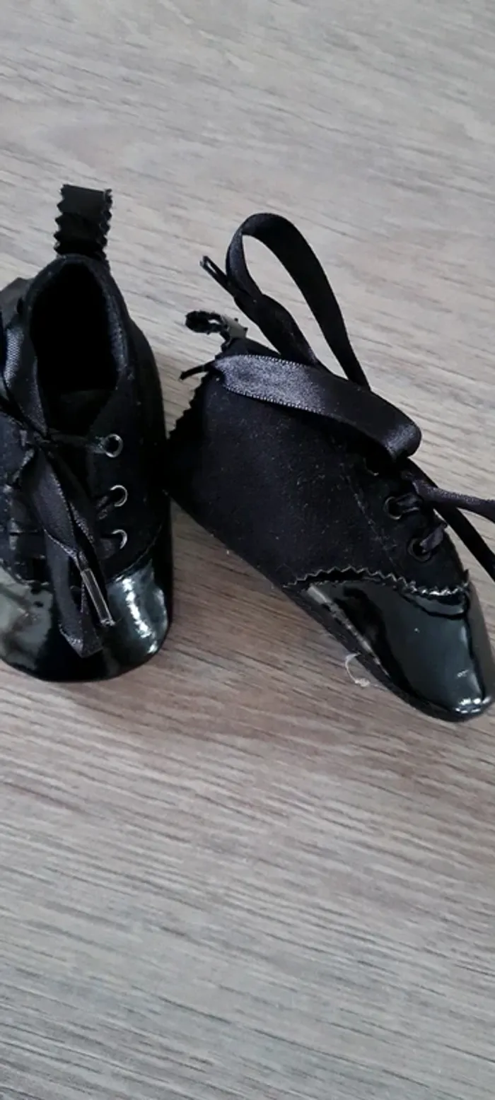 Chaussure bi matière 3/6 mois - photo numéro 2