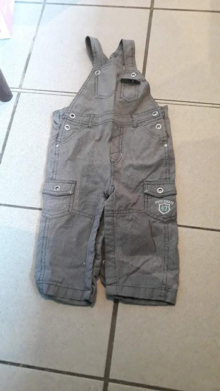 Salopette 18m garçon