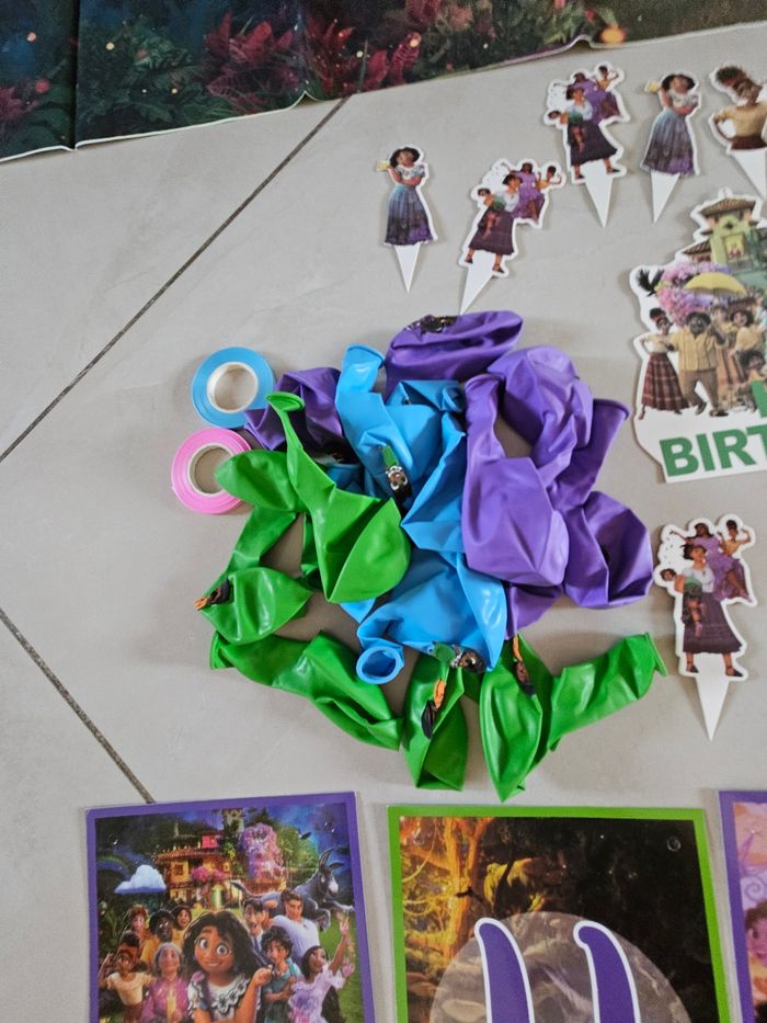 Lot de décoration anniversaire thème encanto - photo numéro 3