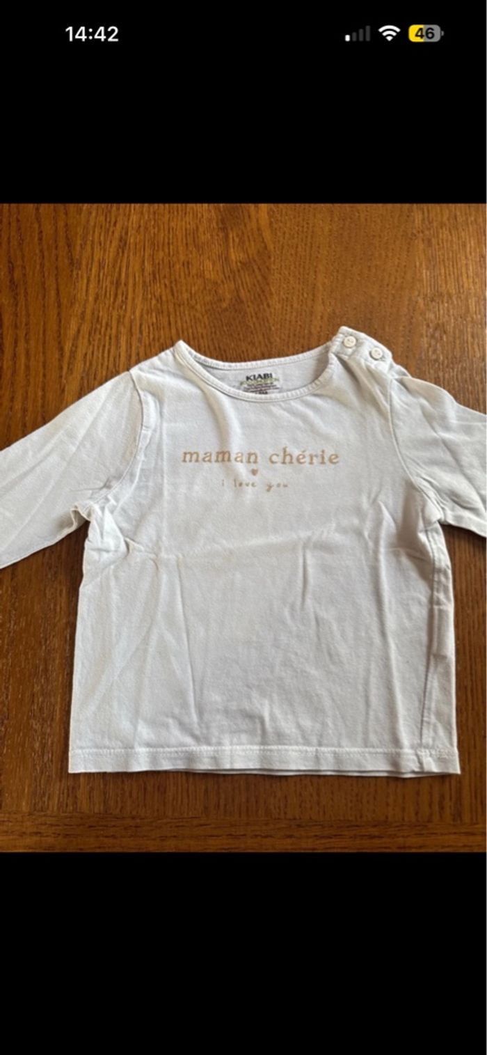 Lot 2 teeshirt une blouse un legging effet jeans - photo numéro 8