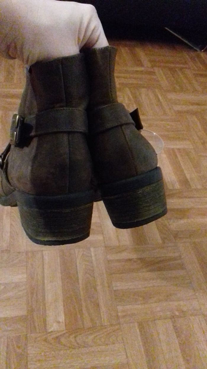 Bottines marron mat - photo numéro 6