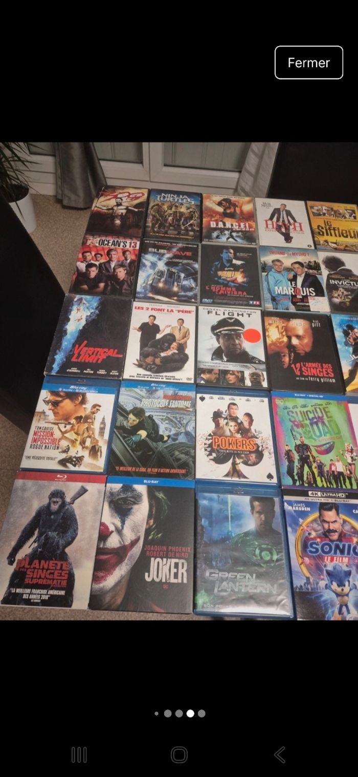 Très gros lot DVD blu ray + 50 facile - photo numéro 9