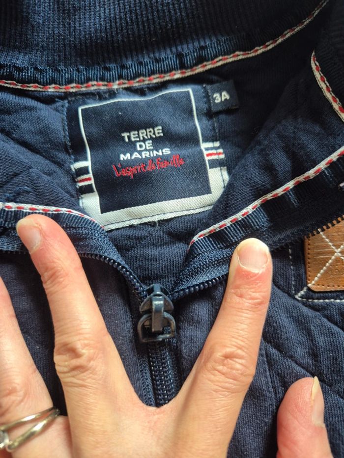 Magnifique gilet Terre de marins 3 ans - photo numéro 2