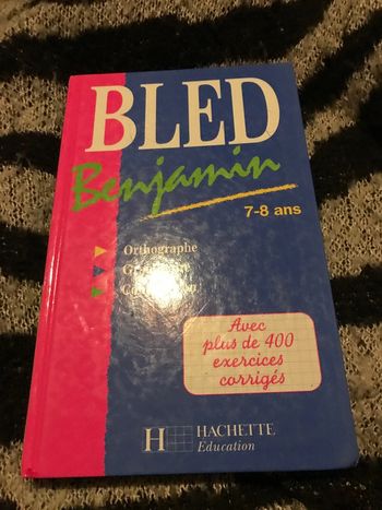 Bled Benjamin 7-8 ans