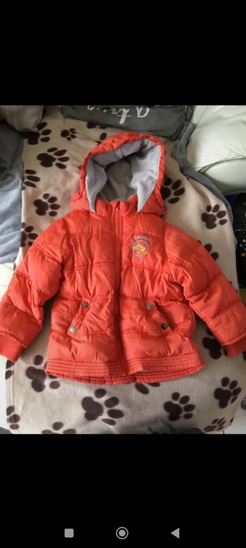 Doudoune 3 ans orange