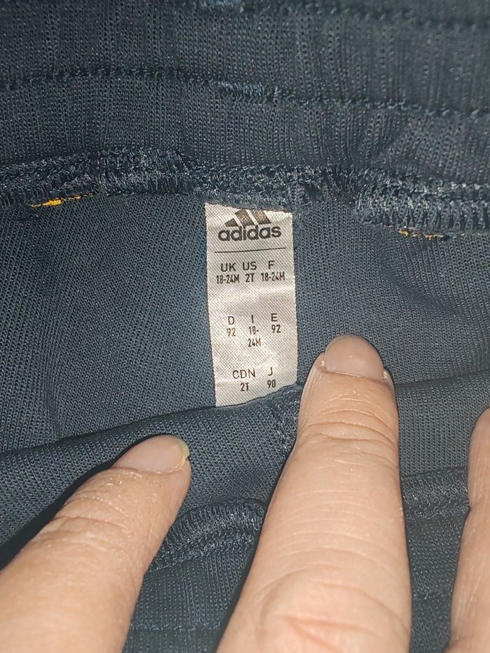 Jogging Adidas bleu marine 18/24 mois - photo numéro 4
