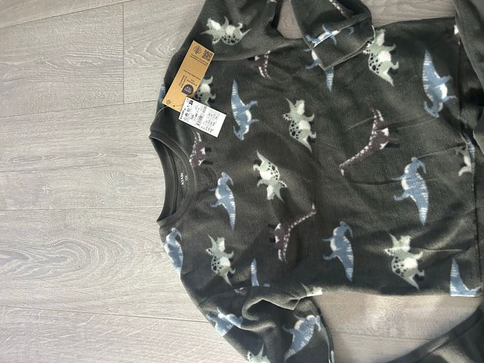 Pyjama polaire kaki 10 ans - photo numéro 4