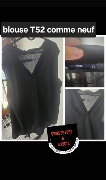 Haut / blouse T52 femme grande taille