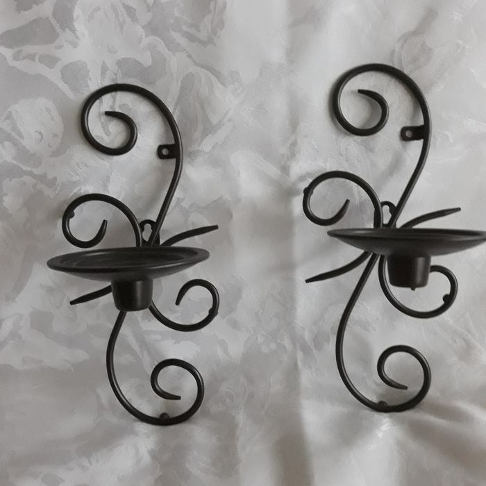Faby27800 Appliques murales noires x 2