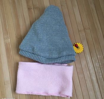 Bonnet et tour de cou ma corolle