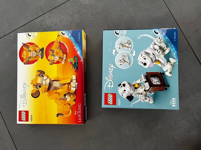 Lot LEGO Disney Simba (Le Roi Lion) + Lucky & Penny (101 Dalmatiens) - photo numéro 2